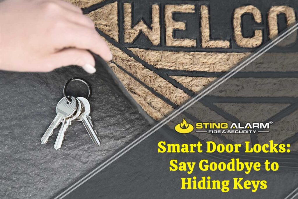 smart door locks security - goodbye to hiding keys