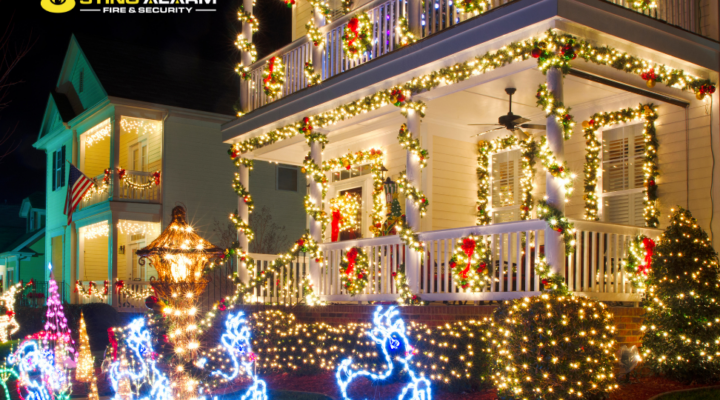 Holiday Lights with Sting Alarm Smart plugs